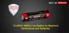 Klarus 18GT-36 oppladbart 18650 batteri thumbnail