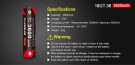Klarus 18GT-36 oppladbart 18650 batteri thumbnail