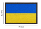 Ukraine Flag .Woven v/Velcro thumbnail