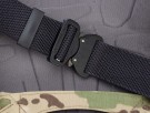 COMBAT Black 45mm wide with metal buckle Cobra® 9kN matte Black ears Universal size thumbnail