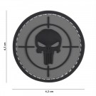 Punisher sight PVC Patch  Grey/Black thumbnail