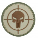 Punisher sight PVC Patch  Coyote thumbnail