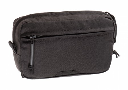 Clawgear Medium Horizontal Utility Pouch Zippered - Flerbrukslomme Sort 