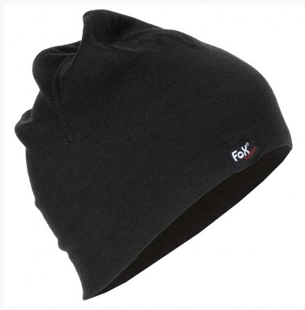 Beanie Merino Ull - Sort 